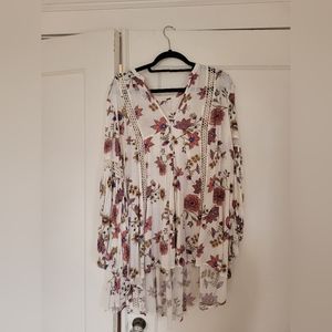 Free People Boho Floral Dress Size M